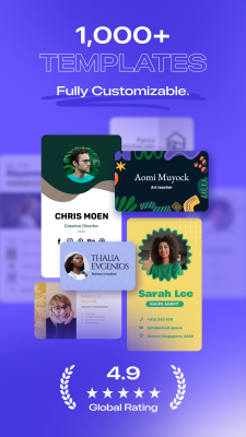 Capture d'écran de l'application Business Card Maker - #2