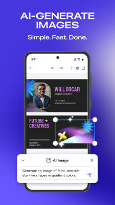 Capture d'écran de l'application Business Card Maker - #4