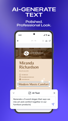 Capture d'écran de l'application Business Card Maker - #6