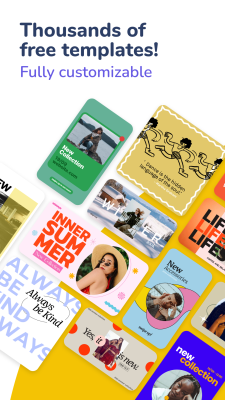Capture d'écran de l'application Social Post Maker & Design - #3