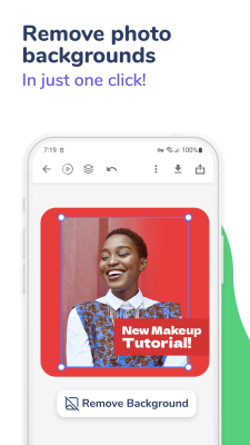 Capture d'écran de l'application Social Post Maker & Design - #6