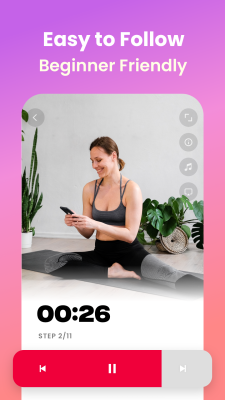 Capture d'écran de l'application JustFit - Lazy Workout - #2