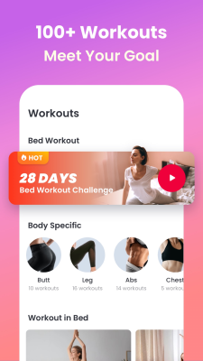 Capture d'écran de l'application JustFit - Lazy Workout - #4