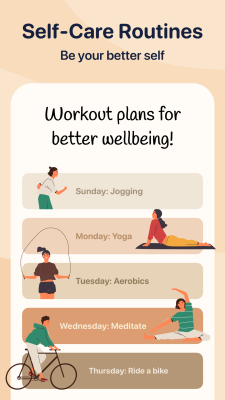 Capture d'écran de l'application Me+ Lifestyle Routine - #2