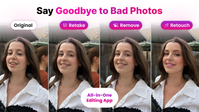 Capture d'écran de l'application Retake AI - #1