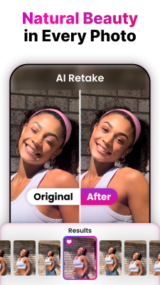 Capture d'écran de l'application Retake AI - #3