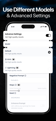 Capture d'écran de l'application Wonder - AI Art Generator - #7