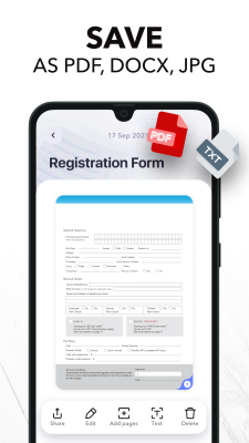 Capture d'écran de l'application Scanner+ App - #3
