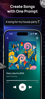 Capture d'écran de l'application Donna AI Song & Music Maker - #2