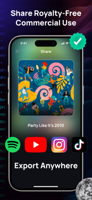 Capture d'écran de l'application Donna AI Song & Music Maker - #4