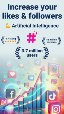 Capture d'écran de l'application Hashtags AI - #1
