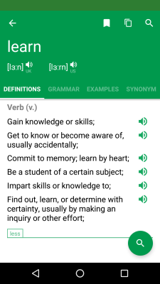 Capture d'écran de l'application Erudite Dictionary Translator - #3