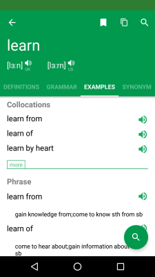 Capture d'écran de l'application Erudite Dictionary Translator - #5