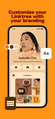 Capture d'écran de l'application Linktree - #4