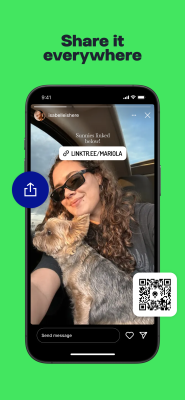 Capture d'écran de l'application Linktree - #6