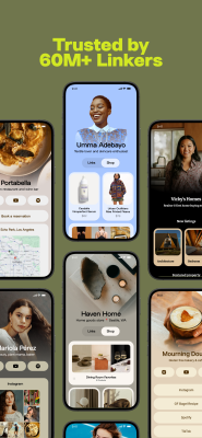 Capture d'écran de l'application Linktree - #7