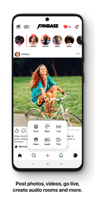 Capture d'écran de l'application Fanbase - #1