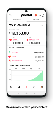 Capture d'écran de l'application Fanbase - #7