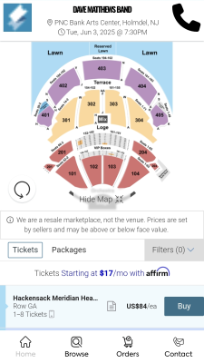 Capture d'écran de l'application Ticket Squeeze - #4