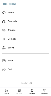 Capture d'écran de l'application Ticket Squeeze - #5