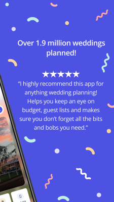 Capture d'écran de l'application Bridebook - #2