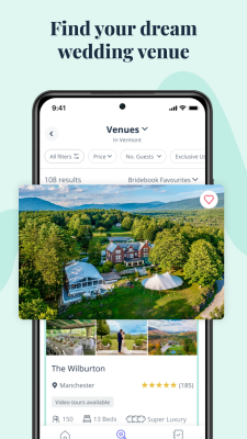 Capture d'écran de l'application Bridebook - #3
