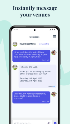Capture d'écran de l'application Bridebook - #7