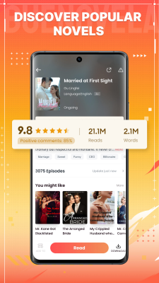 Capture d'écran de l'application Buenovela - #3