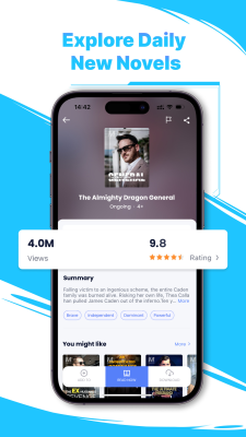 Capture d'écran de l'application MegaNovel - #3