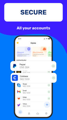 Capture d'écran de l'application Authenticator App - #2