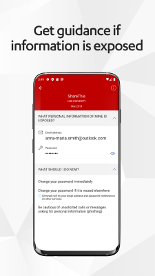 Capture d'écran de l'application F-Secure ID PROTECTION - #4