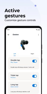 Capture d'écran de l'application Moto Buds - #3