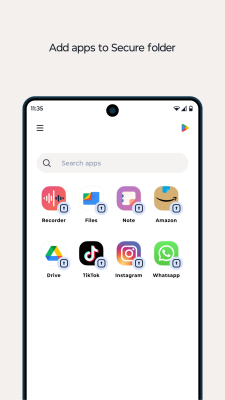 Capture d'écran de l'application Moto Secure folder - #2