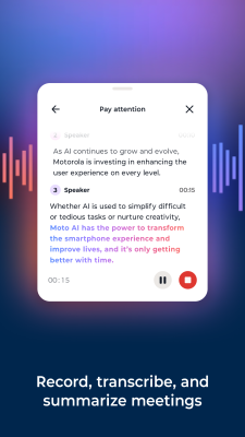 Capture d'écran de l'application Moto AI - #3