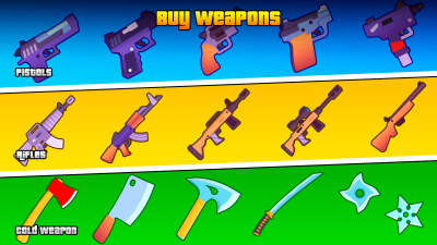 Capture d'écran de l'application Gangs Wars: Pixel Shooter RP - #3