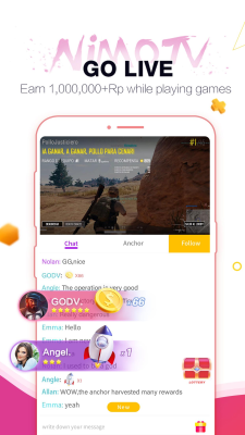 Capture d'écran de l'application Nimo TV for Streamer - #2