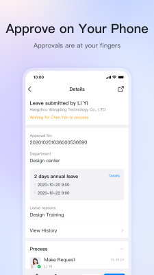 Capture d'écran de l'application DingTalk - #5