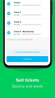 Capture d'écran de l'application TicketSwap - #4