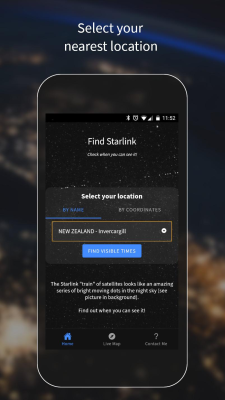 Capture d'écran de l'application Find Starlink Satellites - #1