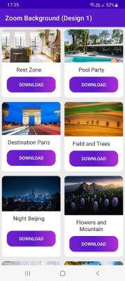 Capture d'écran de l'application Virtual Background for Zoom - #1