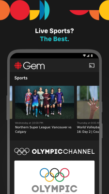 Capture d'écran de l'application CBC Gem - #2