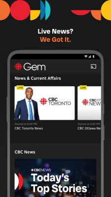 Capture d'écran de l'application CBC Gem - #3