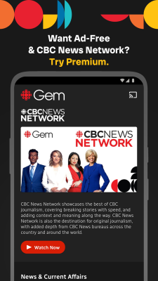 Capture d'écran de l'application CBC Gem - #7