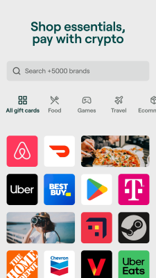 Capture d'écran de l'application Bitrefill - #1