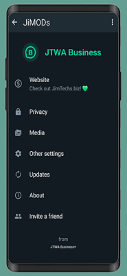 Capture d'écran de l'application JTWABusiness+ - #1