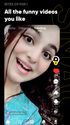 Capture d'écran de l'application SnackVideo - #1