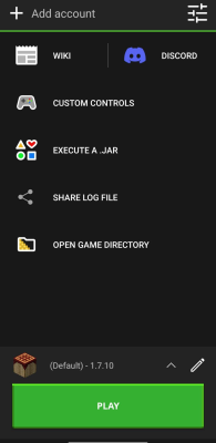 Capture d'écran de l'application PojavLauncher - #1