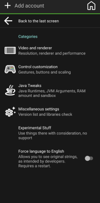 Capture d'écran de l'application PojavLauncher - #2