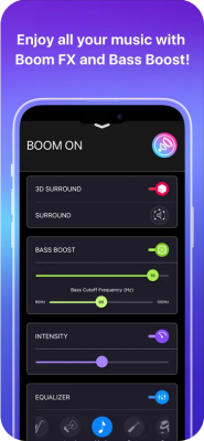 Capture d'écran de l'application Boom: Bass Booster & Equalizer - #4