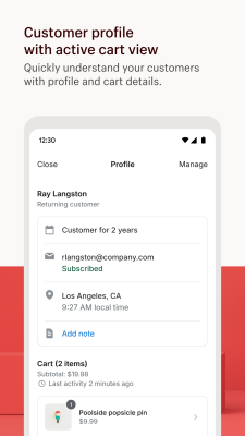 Capture d'écran de l'application Shopify Inbox - #5